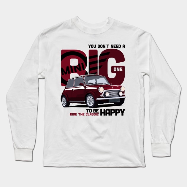 Mini Cooper - Ride The Mini Classic Long Sleeve T-Shirt by Ajie Negara